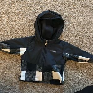 Baby Columbia unisex fleece jacket.
